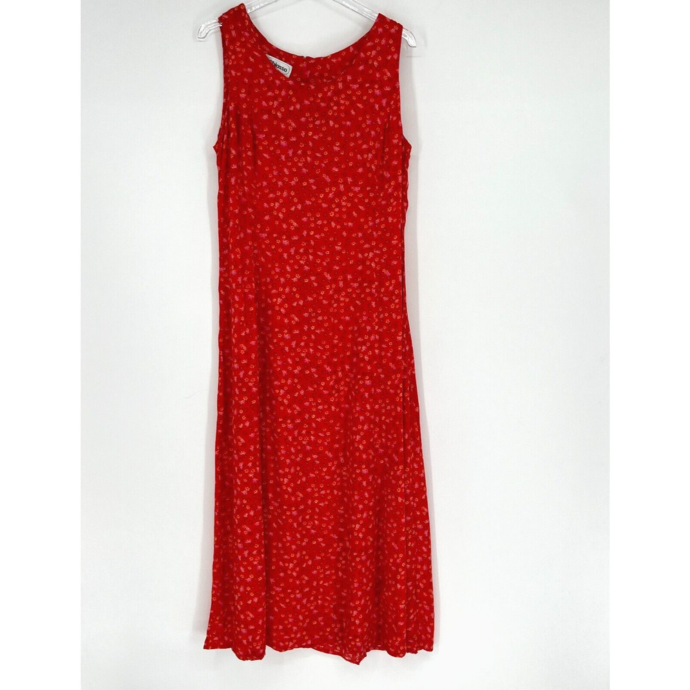Vintage Chiasso Dress Womens 16 Floral Vibrant Maxi‎ Boho Festival Cottagecore